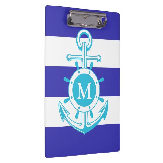 Blauer Anker Klemmbrett (Rechts)