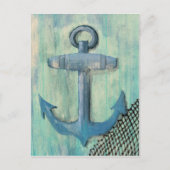Blauer Anker Postkarte (Vorderseite)