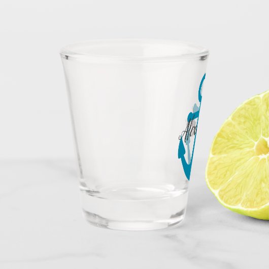 Blauer Anker Schnapsglas (Links)