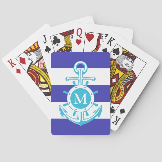 Blauer Anker Spielkarten (Rückseite)