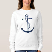 Blauer Anker Sweatshirt (Vorderseite)