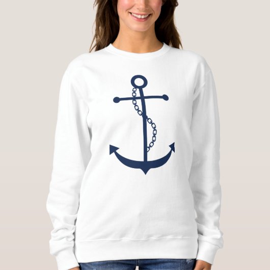 Blauer Anker Sweatshirt (Vorderseite)