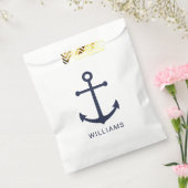 Blauer Anker und Individuelle Name der Nautischen Geschenktütchen (Versiegelt)
