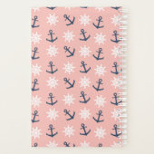 Blauer Anker und Radmuster der Koralleninsel Planer (Rückseite)