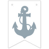 Blauer Ankerbanner Wimpelkette (Dritte Fahne)