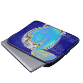 Blauer Apfel 2 Laptopschutzhülle (Vorne Knopf)