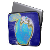 Blauer Apfel 2 Laptopschutzhülle (Vorderseite Links)