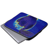 Blauer Apfel Laptopschutzhülle (Vorne Knopf)