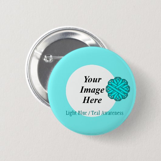 Blauer/Aquamarine Blume, Multifunktionsfilm von Ke Button (Vorne & Hinten)