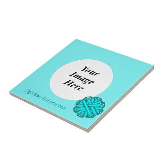 Blauer/Aquamarine Blume-Multifunktionsleisten-Vorl Fliese (Seite)