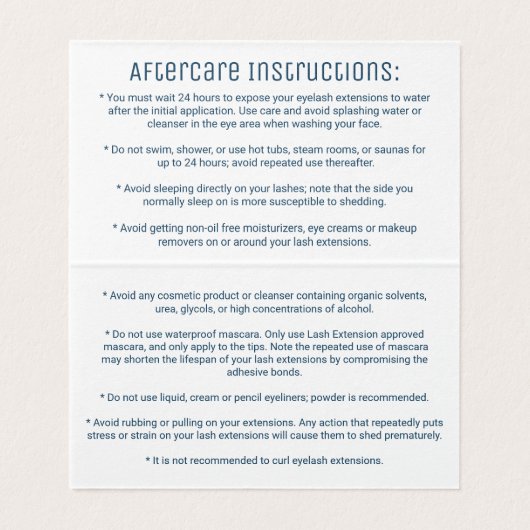 Blauer aquamariner Achat Geode Visitenkarten (Innenseite Aufgefaltet)