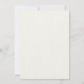 Blauer Aquarell-Blumengarten Save The Date (Rückseite)