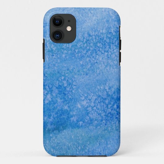 Blauer Aquarell-Hintergrund Case-Mate iPhone Hülle (Rückseite)