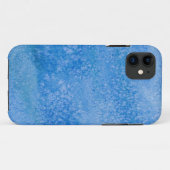 Blauer Aquarell-Hintergrund Case-Mate iPhone Hülle (Rückseite (Horizontal))