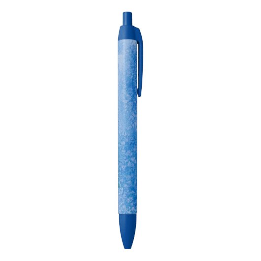 Blauer Aquarell-Hintergrund Kugelschreiber (Unterseite (Vertikal))