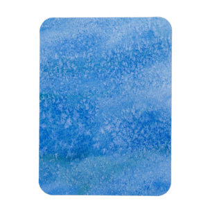 Blauer Aquarell-Hintergrund Magnet