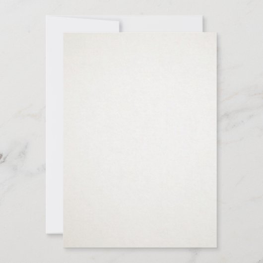 blauer Aquarellbogen auf beigem Hintergrund| Taufe Einladung (Rückseite)