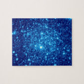 Blauer Astralglitter Puzzle (Horizontal)