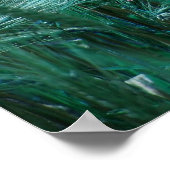 Blauer Atemzug Poster (Ecke)