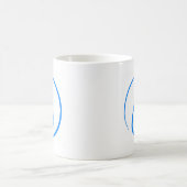 Blauer Atheist A Kaffeetasse (Mittel)