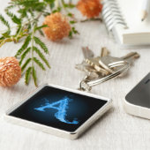 Blauer Atheist A Schlüsselanhänger (Seite)