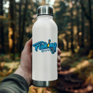 Blauer Aufkleber für die Fischversorgung   Die Auf