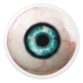 Blauer Augapfel-Fach-Zug Keramikknauf (Vorderseite)