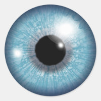 Blauer Augapfel