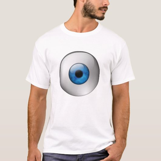 Blauer Augapfel T-Shirt (Vorderseite)