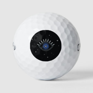 Blauer Augenschütze Talisman, böse Augen Golfball
