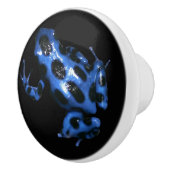 Blauer Auratus Pfeilfrosch-Fachzug, Froschgriff Keramikknauf (Rechts)