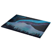 Blauer Aurora Schneidebrett (Ecke)