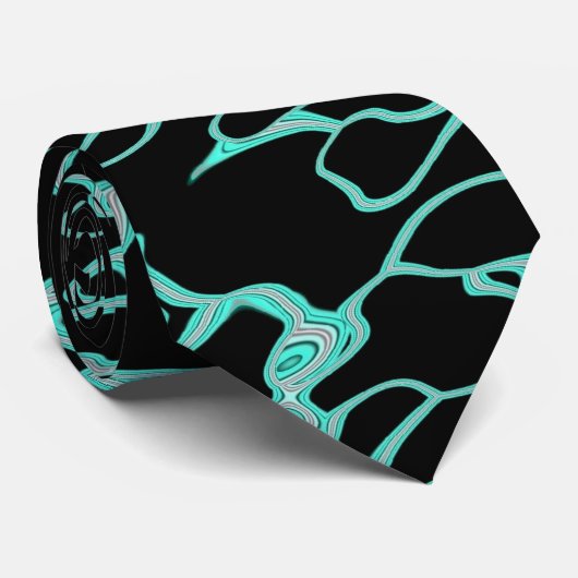 Blauer Ausdruck - II Krawatte (Gerollt)