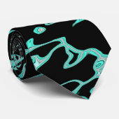 Blauer Ausdruck Krawatte (Gerollt)