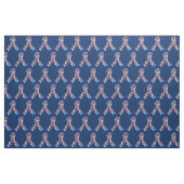 Blauer Autismus Sensibilisierungsband Stoff (Fat Quarter (45,7 x 55,9 cm))