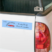 Blauer Autoaufkleber des benannten Treibers (Auf Lkw)