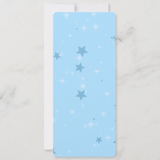 Blauer Baby-Duschvorhang - Vorlage bearbeiten (Rückseite)