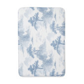 Blauer Badezimmerteppich Badematte (Vorderseite Vertikal)