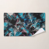 Blauer Badhandtuch Set (Handtuch)