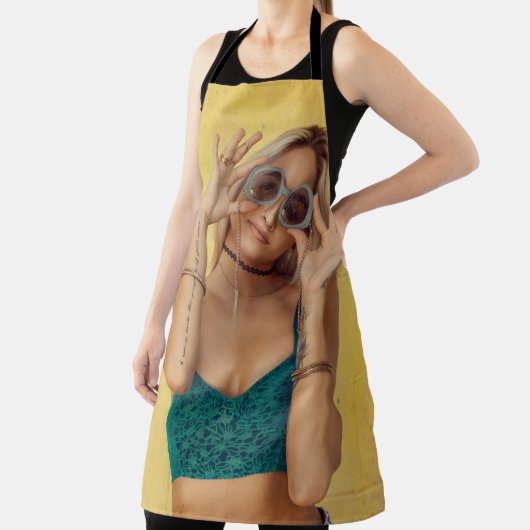 Blauer BALETTE mit Sonnenbrille Schürze (InSitu)