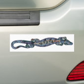 Blauer BALI Autoaufkleber (Auf Auto)
