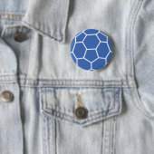 blauer Ballhandball Button (Beispiel)