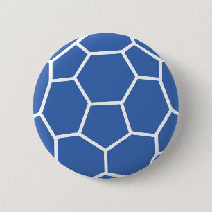 blauer Ballhandball Button