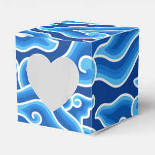 Blauer Ballotin Geschenkschachtel