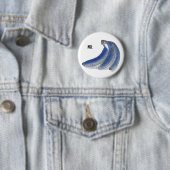 blauer Bananenknopf Button (Beispiel)