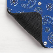 Blauer Bandana Mousepad (Ecke)