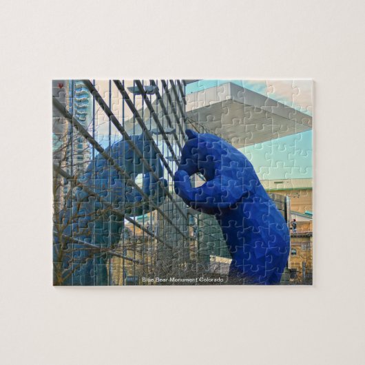 Blauer Bär Denkmal Colorado Jigsaw Puzzle (Horizontal)