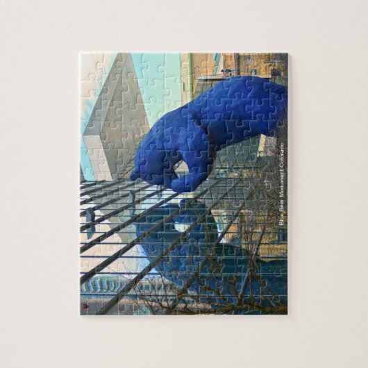 Blauer Bär Denkmal Colorado Jigsaw Puzzle (Vertikal)