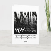 Blauer Bär Karte (Rückseite)