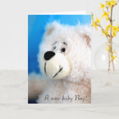 Blauer Bär Karte (Gelbe Blume)